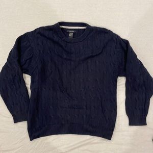 Boys Nautica M(10/12) blue knit sweater